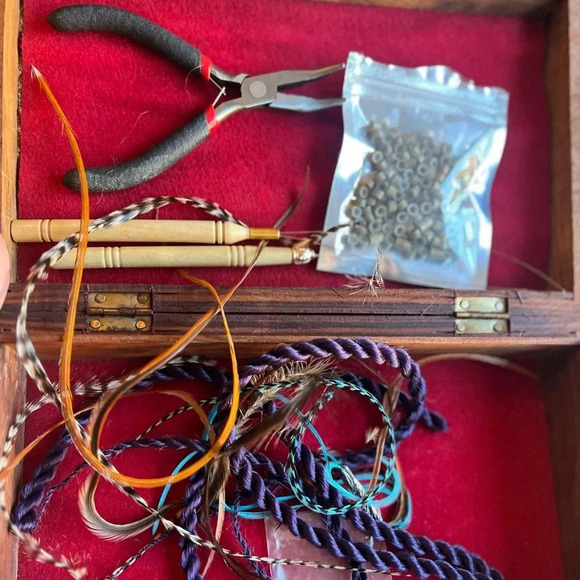 Hair Feather Extension Kit - Includes Feathers, Tools, and Accessories main image 14